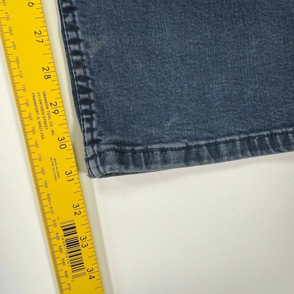 Levi's 514 Jeans Mens 46x31 Tagged 48x34 Dark Wash Straight Fit Denim Cotton